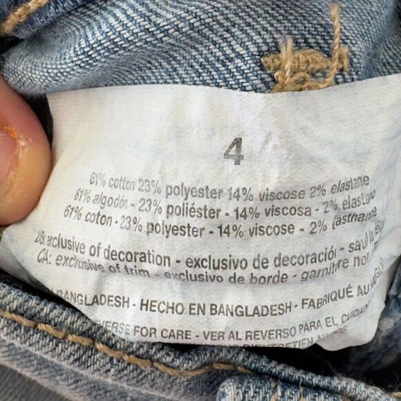 Gloria Vanderbilt Amanda Capris Denim Light Wash DGVB4957 Women's 4 - Picture 4 of 11